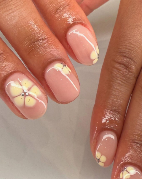 Blooming gel flowers